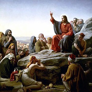 The Sermon on the Mount by Carl Heinrich Bloch.